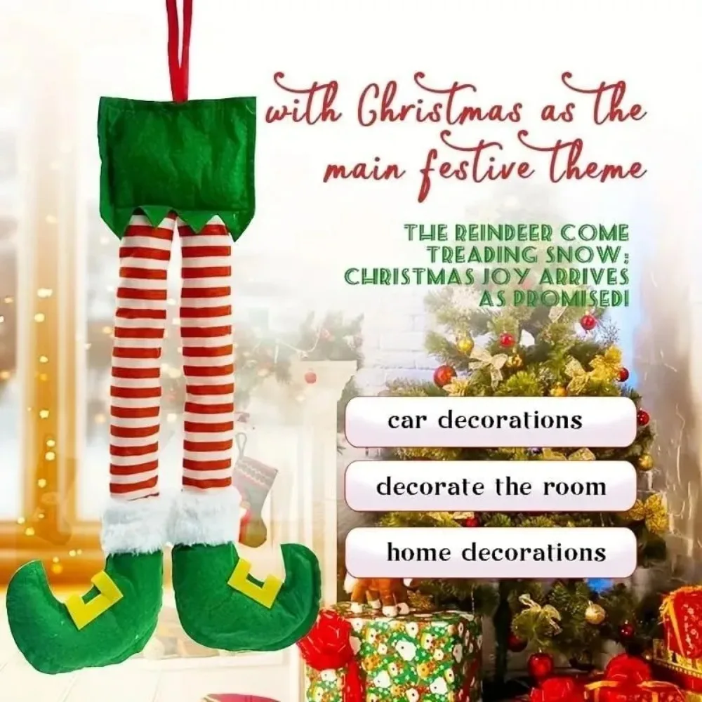 Car Accessories Xmas - Świąteczna ozdoba samochodowa w paski w