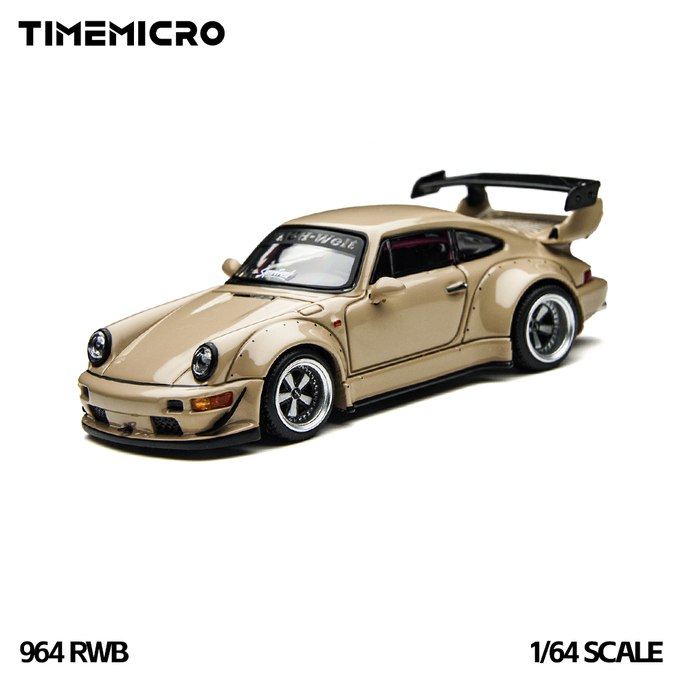 Car Accessories To Buy - TimeMicro1:64 RWB 964 Beżowy Zestaw Prezentowy