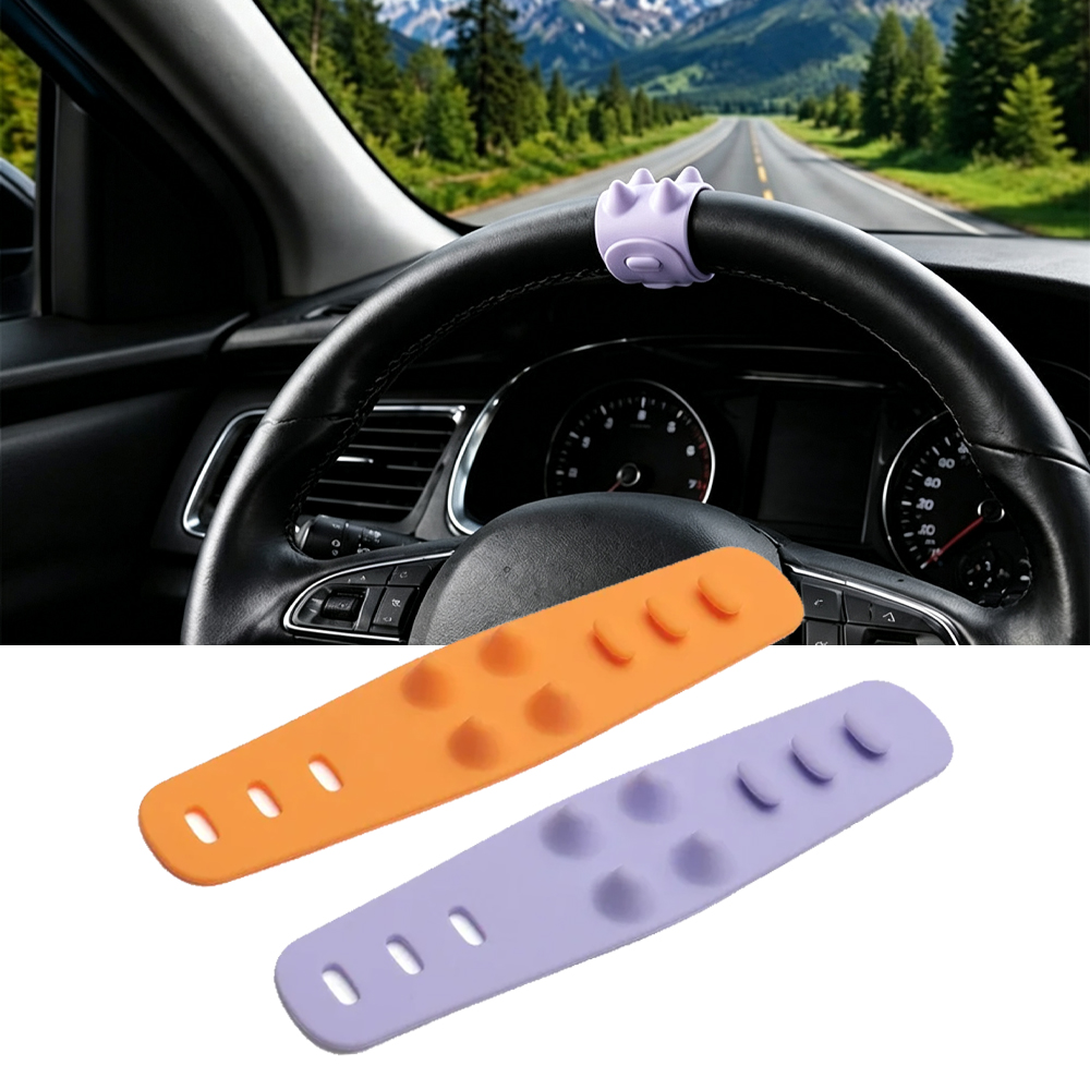 Car Accessories Limassol - Silikonowy antypoślizgowy pokrowiec na kierownicę samochodową,