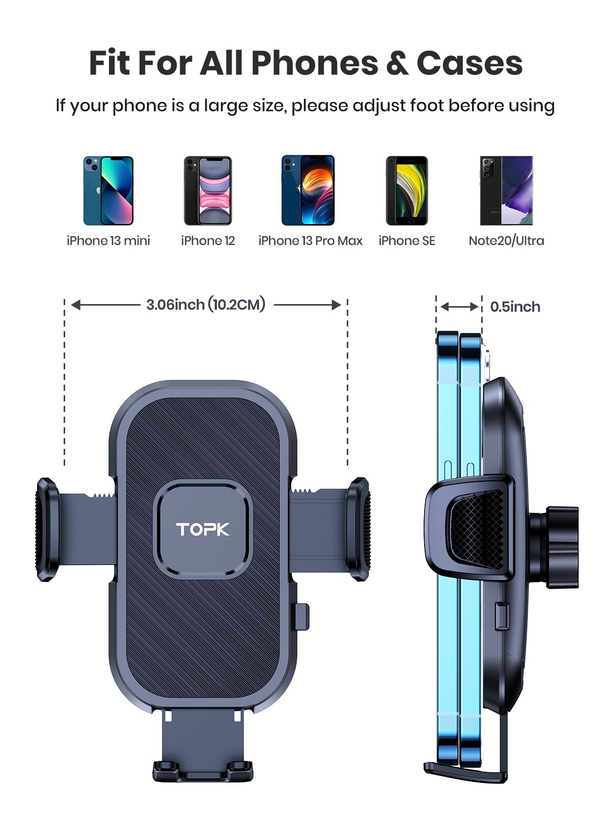 TOPK Uchwyt samochodowy na tel – Car Accessories Xiaomi recenzja i cena