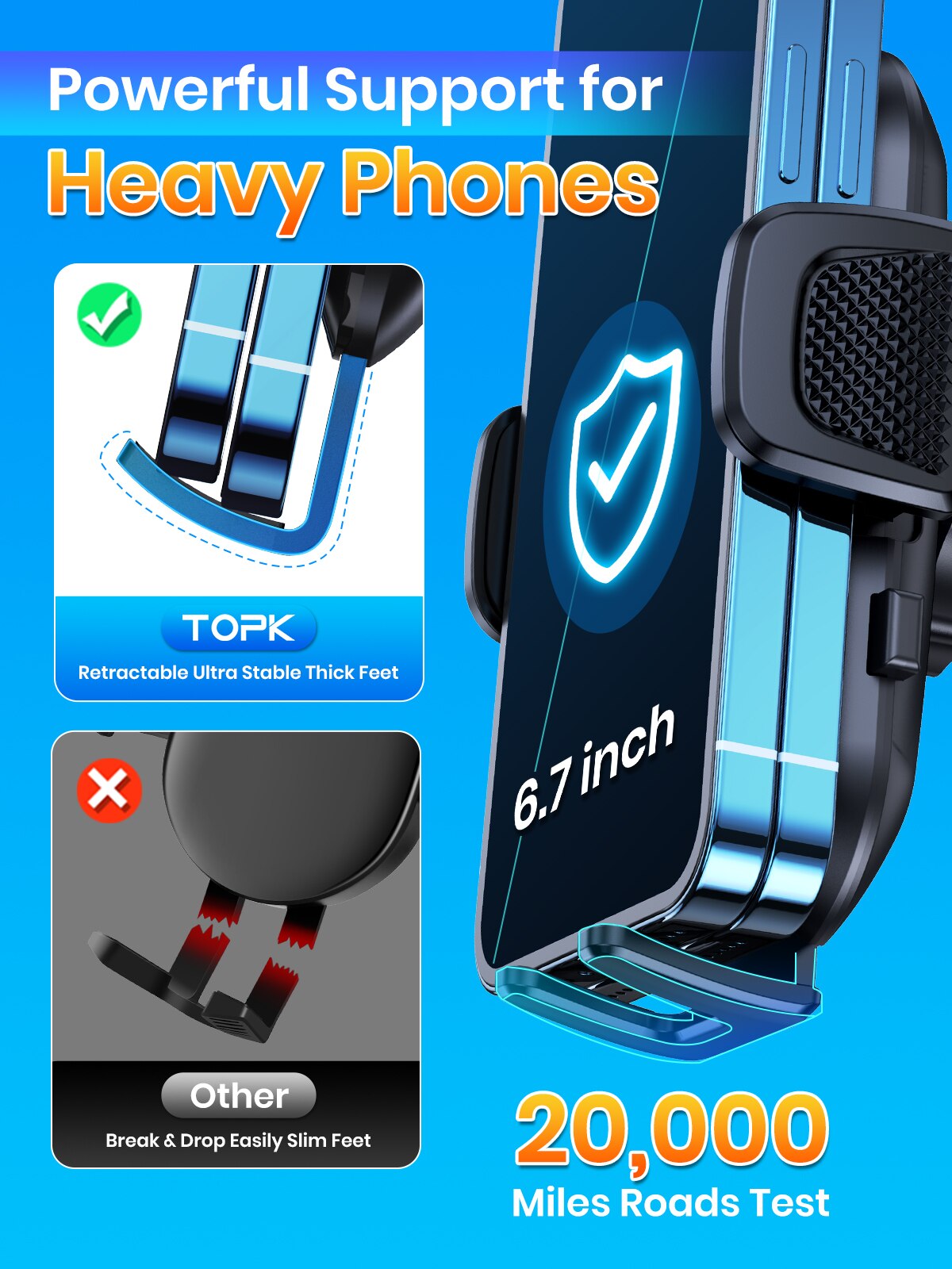 TOPK Uchwyt samochodowy na tel – Car Accessories Xiaomi recenzja i cena