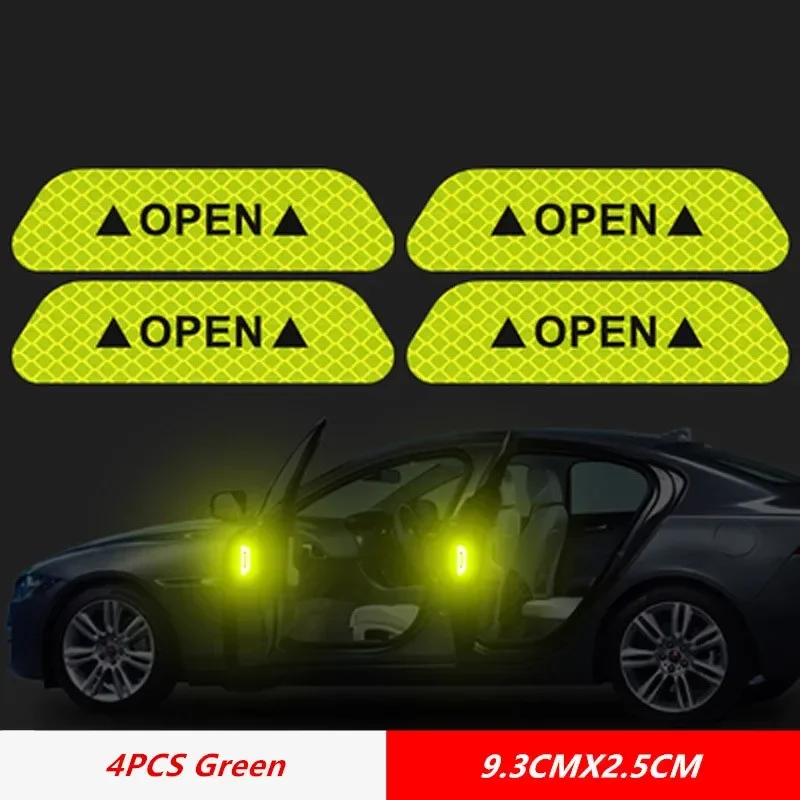 4 szt. odblaskowych naklejek n – Car Accessories Quick Delivery recenzja i cena