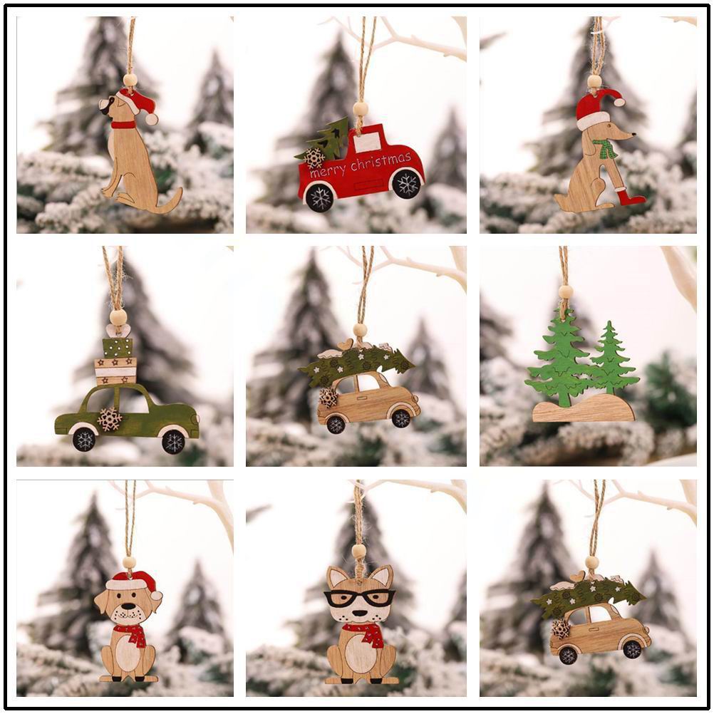 8 szt. świątecznych zawieszek, – Car Accessories Xmas recenzja i cena