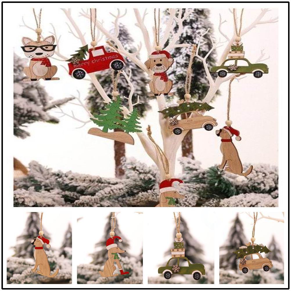 8 szt. świątecznych zawieszek, – Car Accessories Xmas recenzja i cena